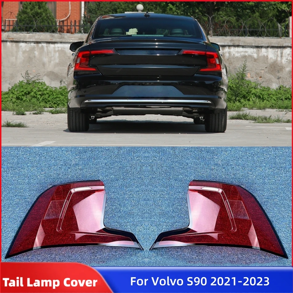 

Для Volvo S90 2021 2022 2023, аксессуары для задних фонарей автомобиля, автоаксессуары, задний фонарь, корпус фары