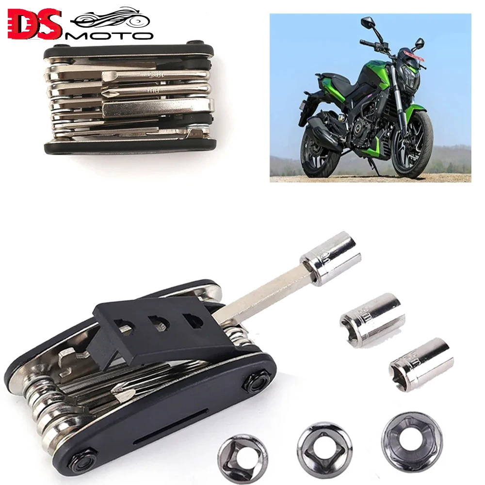 Para Bajaj Dominar400 Dominar250 Pulsar Dominar 250 400 accesorios de motocicleta herramienta combinada multifunción destornillador de reparación