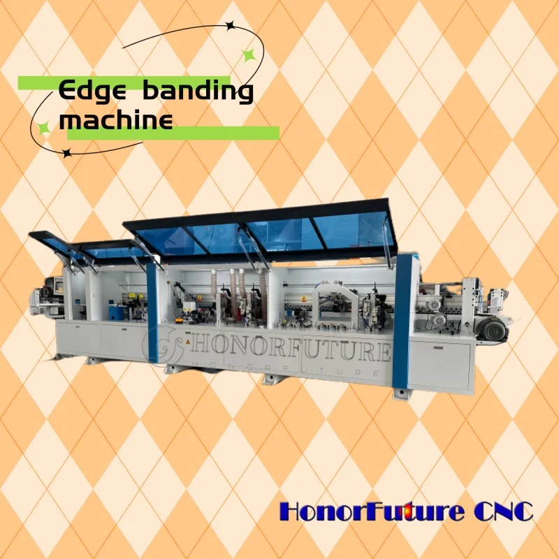 Edge Banding Machine EU RU Double Side Gluing Multi-Functional Woodworking Edge Bander 220V Banding Machine