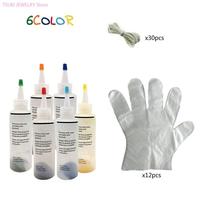 62KE 10 Color One-Step Tie Dye Party Kit Tie Dye Starter Kit 10Pre-Filled Bottles Beginner Friendly for Kids Adults Groups