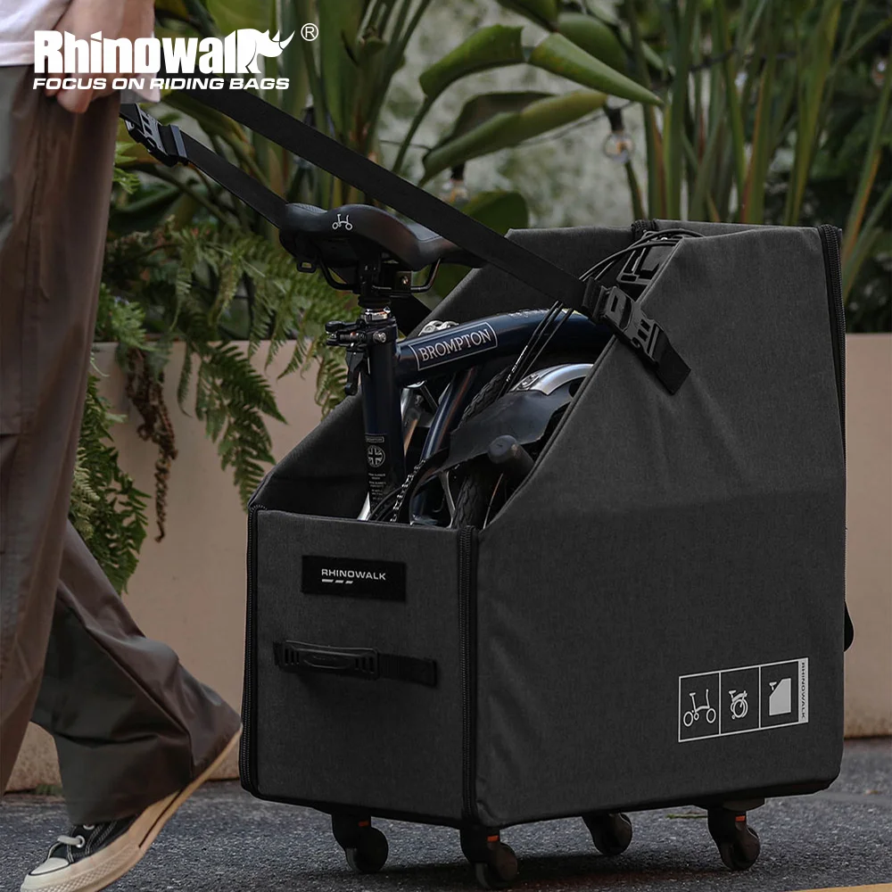 

Rhinowalk Bike Storage Bag with Wheels 20-22 Inch Portable Rolling Carrying Case Box for Bicycle Dustproof Cover Travel