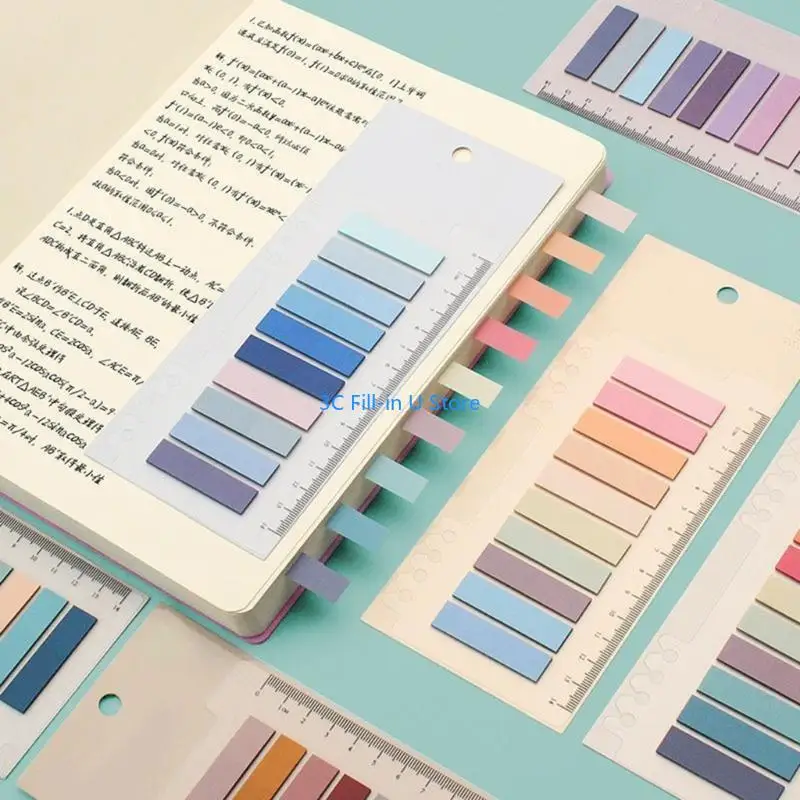 G8TA 1600pcs Sticky Tabs Books Books, 80 Color Morandi Sticky вкладки, цветовая страница маркер