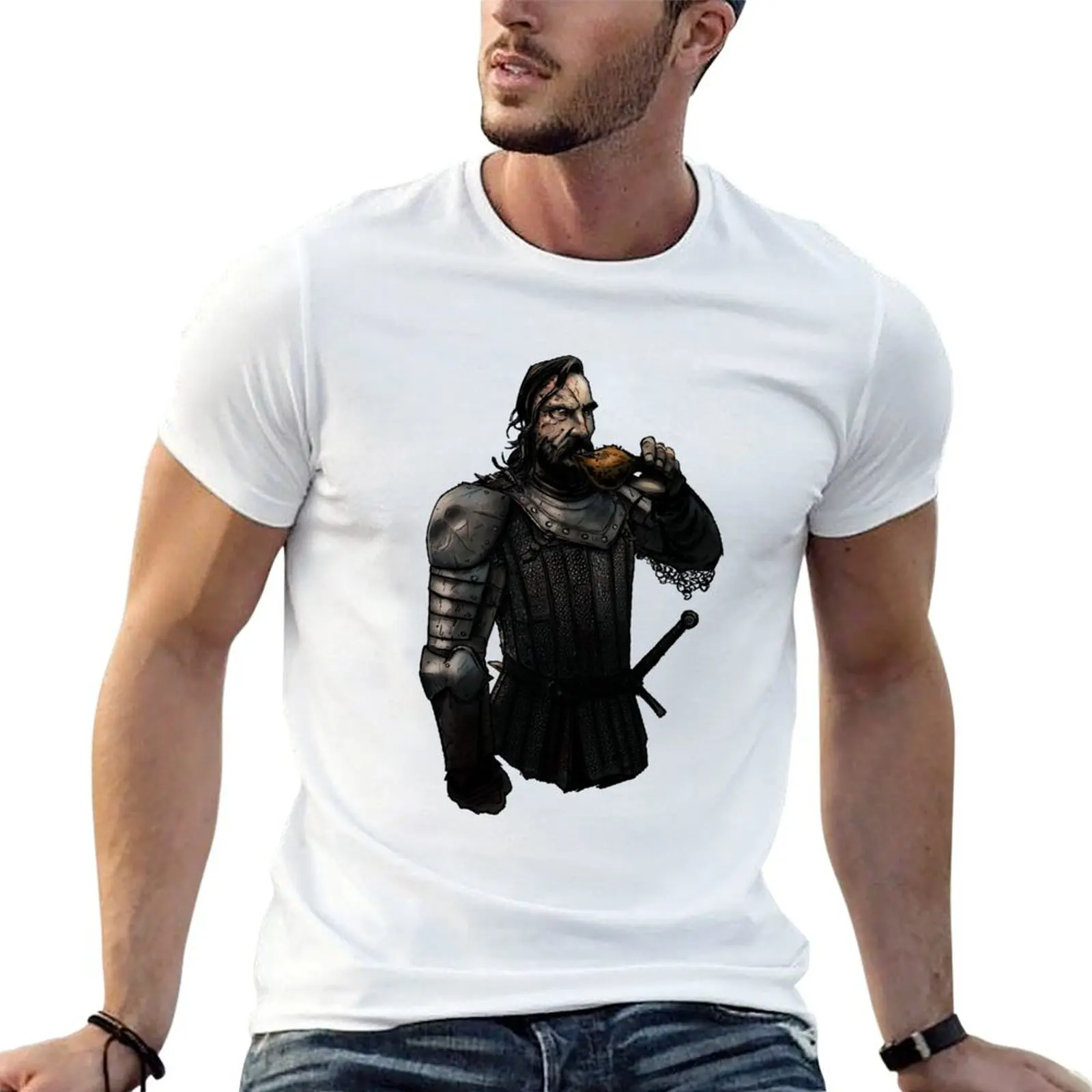 Hound T-Shirt cotton man t-shirts kawaii clothes Men's clothing