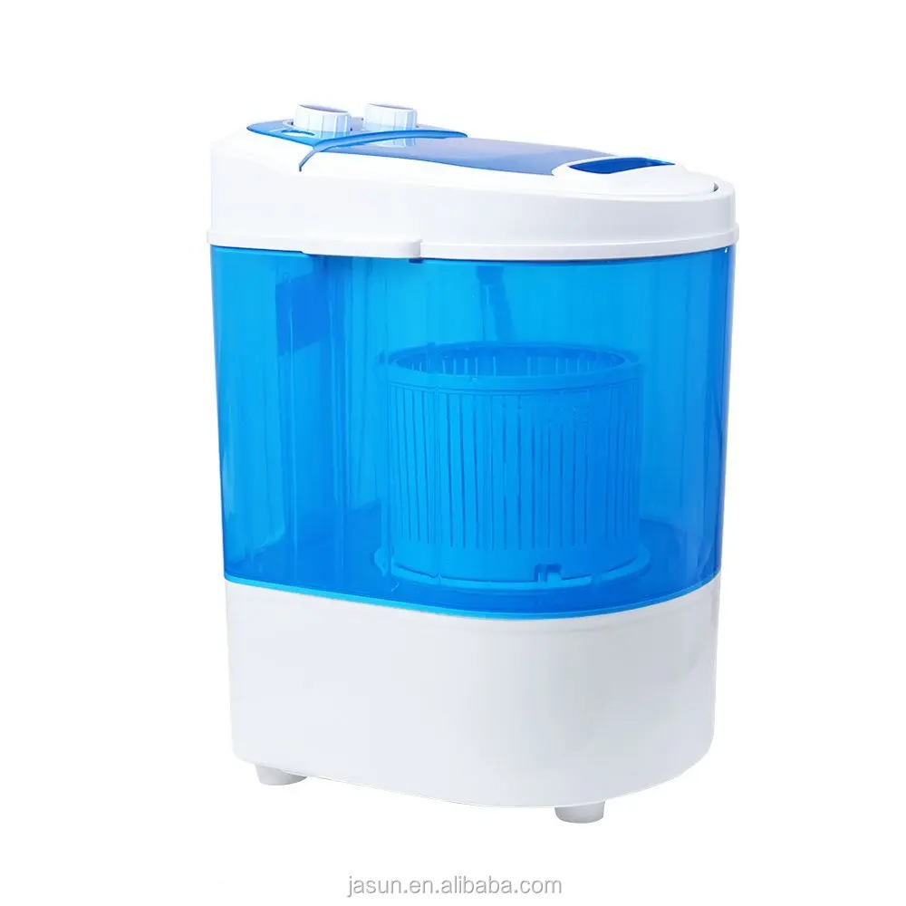 Homeleader W01-012 Mini Washing Machine, Portable and Compact Laundry Washer with 6.6lbs Capacity, Single Tub, Blue and White