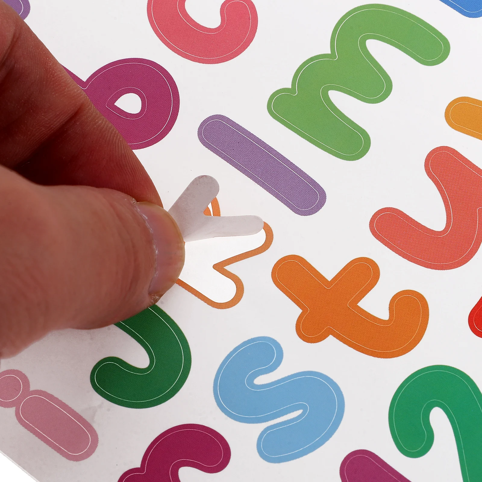 

10 Sheets Colorful Numbers Letters Stickers Waterproof DIY Alphabet Decals Scrapbooking Supplies for Phone Case H made Projects