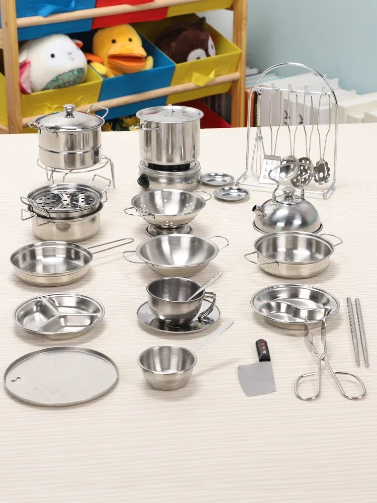 simulation mini kitchen toy girl small kitchenware cooking rice cooking set play house children