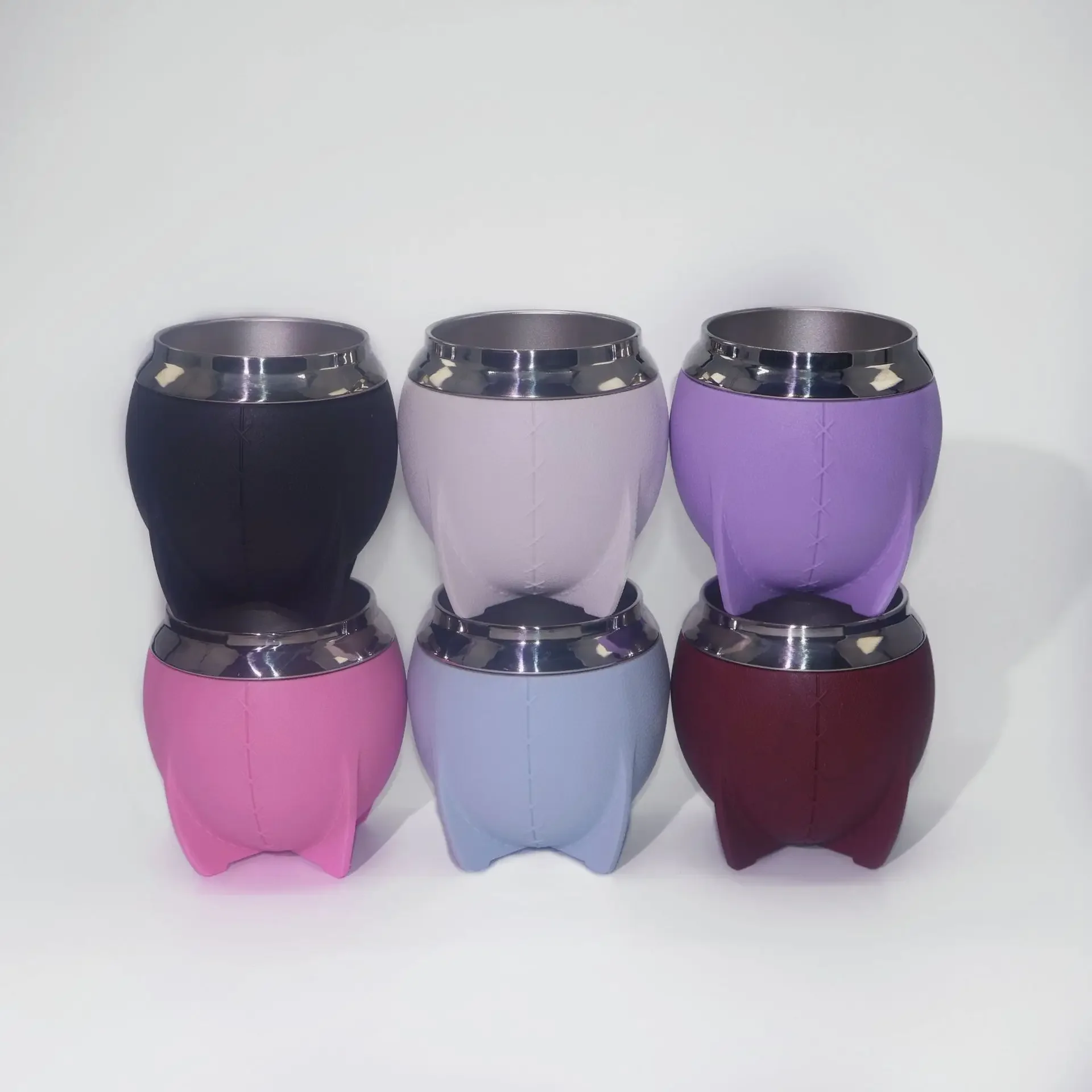 280ml double wall layer stainless steel yerba mate tea cup tumbler rocket coffee cup coffee tumbler no straw