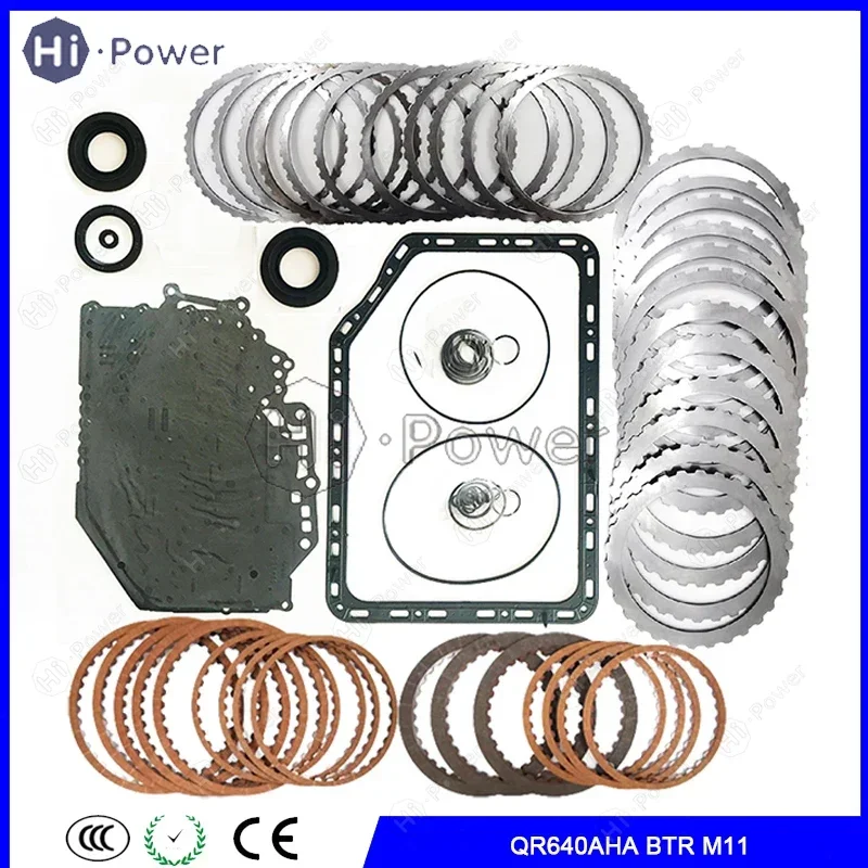 BTR M11 QR640AHA Transmission Clutch Repair Kit friction Steel Plate For Ssangyong M11 Transmission Gearbox Clutch Disc Kit