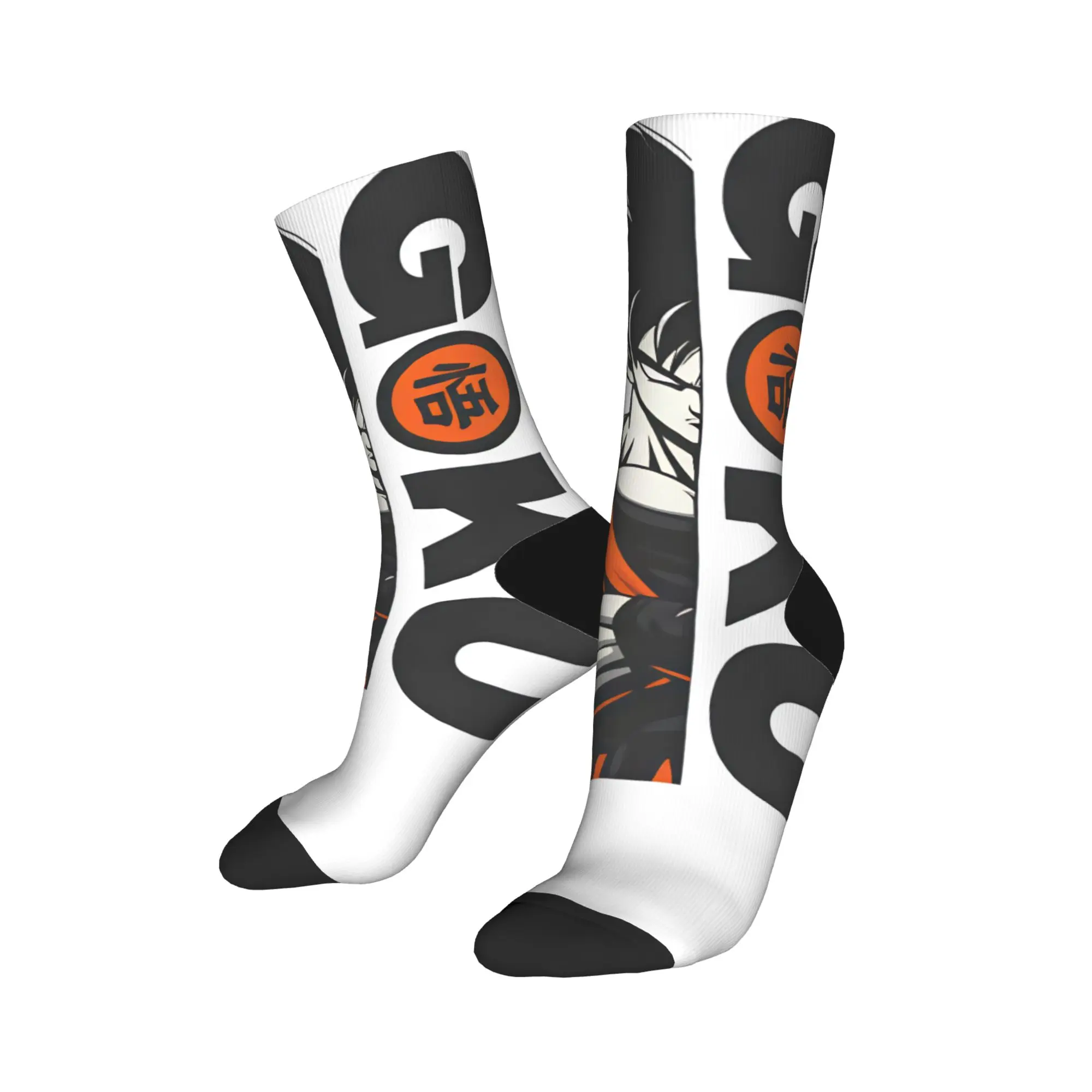 Dragons Balls Stockings Men's Goku Son  Socks High Quality Fashion Socks Spring Climbing Non Skid Pattern Socks Birthday Present