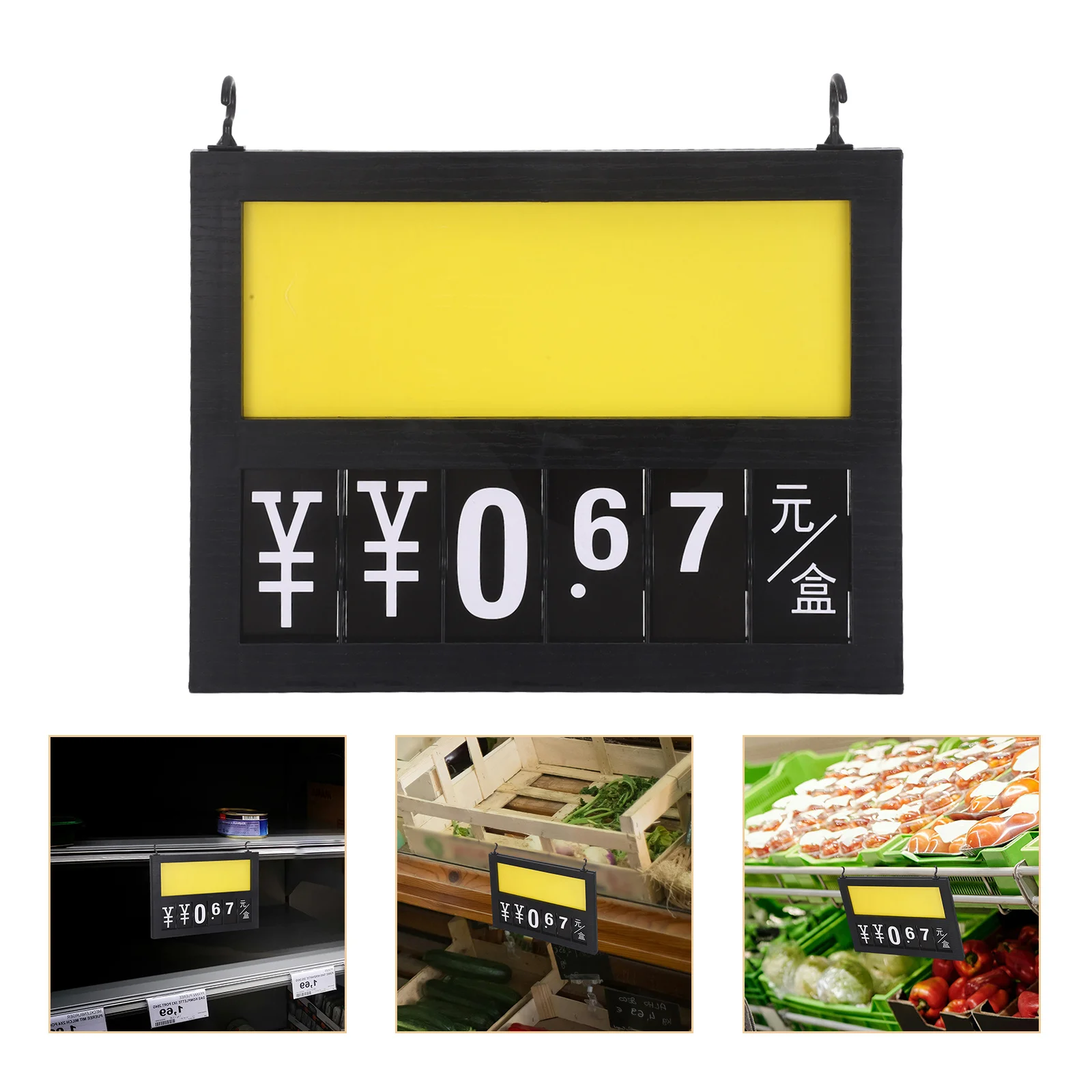 

Supermarket Store Price Board A4 Hanging Fruit Vegetable Price Tag Numbers Currency Symbol Erasable Display Merchandise Sign