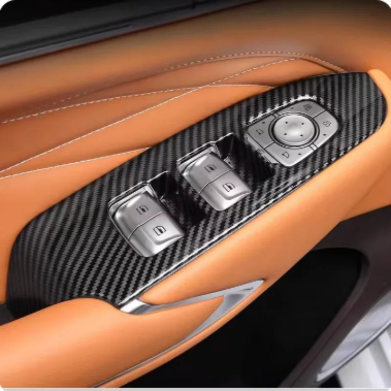 

For Great Wall Tank 500 SAHAR Accessories Window Control Panel Glass Lift Switch Cover Trim Protector Sticker 2022-2024