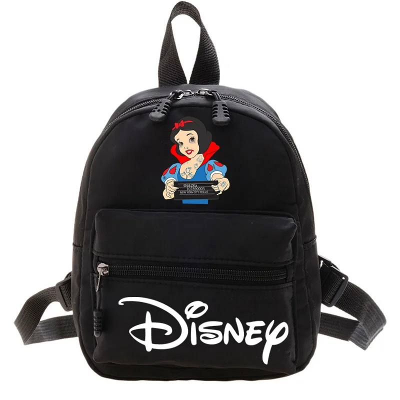 Disney Snow White Women\'s College Style Backpack New Fashion Trend Backpacks Convenient Commuting Cute Bag Teen Girls Backpack