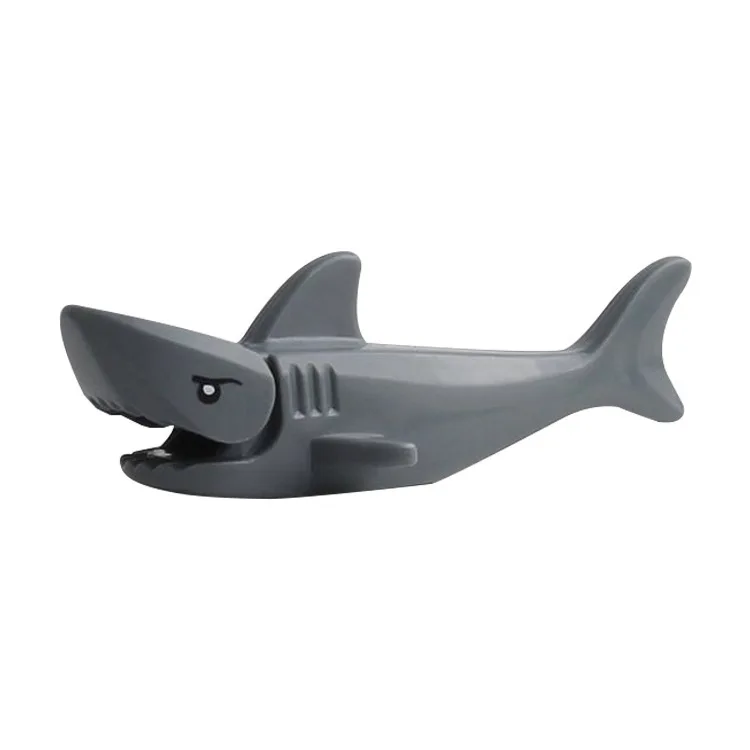 Zoo Krokodil Shark Freunde Mini Tier Set Action-figuren Bausteine Kinder Geschenke Spielzeug Tier Zubehör Ausrüstungen