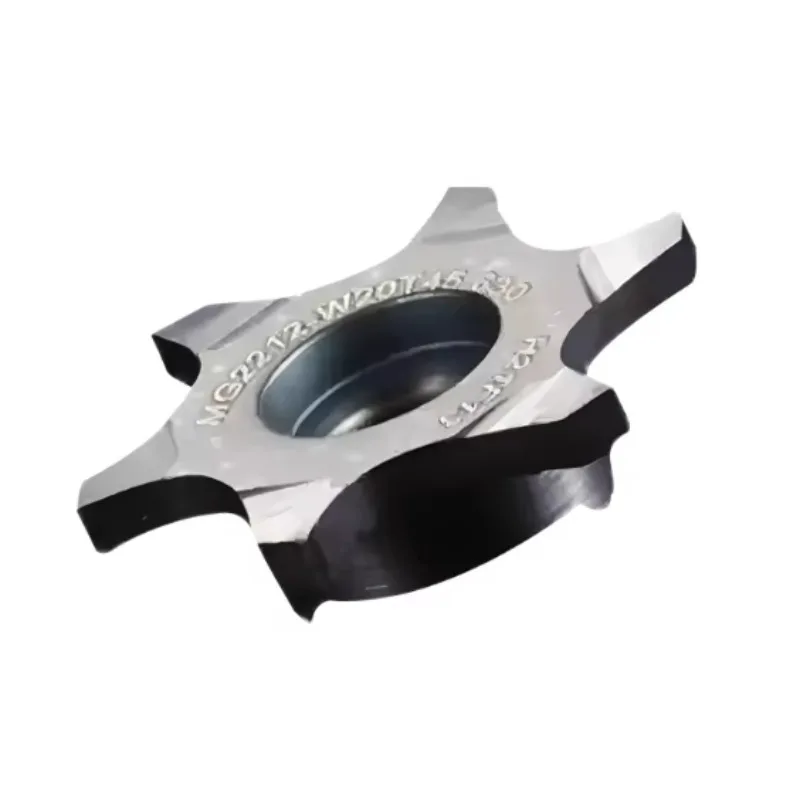 Modular Slot Blade Processing Center with T-Shaped Milling Cutter Blade and Sharpening Unit Shock-Resistant Tool Holder