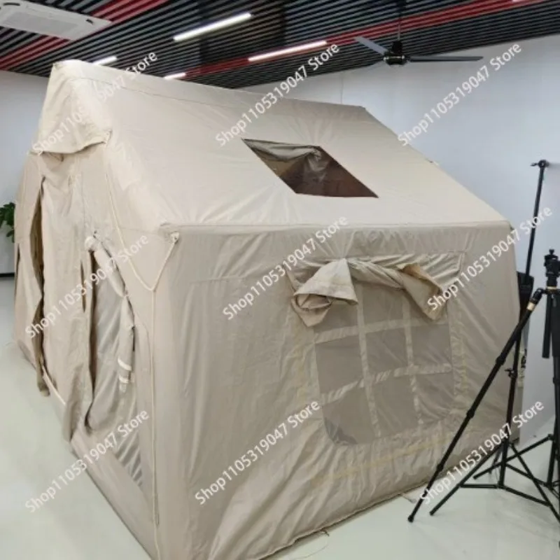 4-6 people inflatable tent 8 square meters, single-layer tent, free to build and open quickly