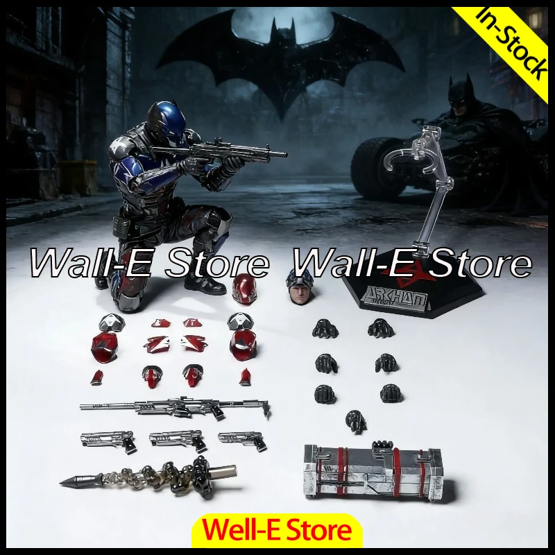 En Stock DC Arkham Knight Multiverse Superman Batman: Arkham Knight LPZZ U-P-Finegures Figura de Batman 1/12 Figuras de Acción