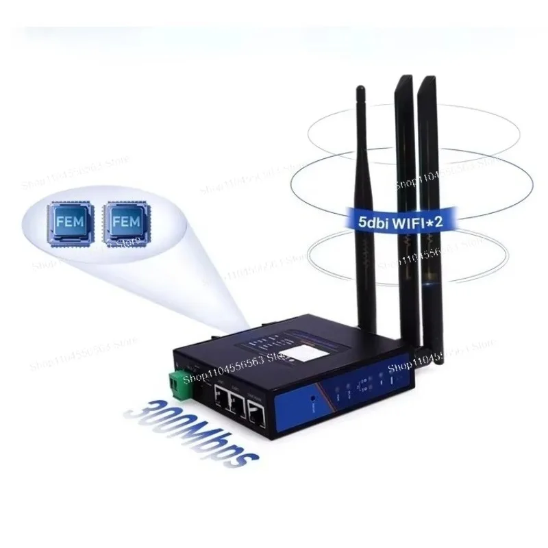 جهاز توجيه الخلوي LTE الصناعي USR-G806w - جهاز توجيه لاسلكي محسّن مع فتحة لبطاقة SIM (شريحة كوالكوم، ودعم OpenVPN) #3