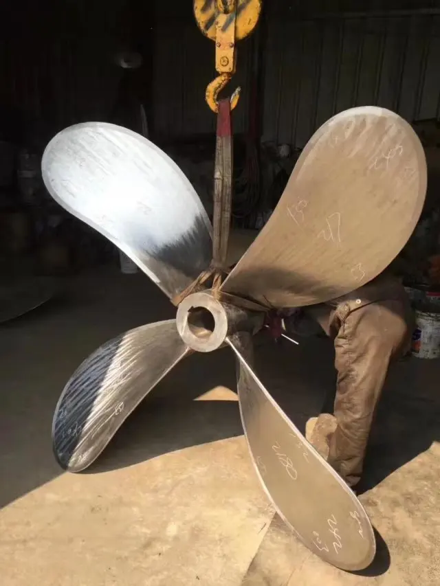 Ship Propeller Marine Boat Shaft Stainless Steel 3 Blades 4 Blades 5 Blades