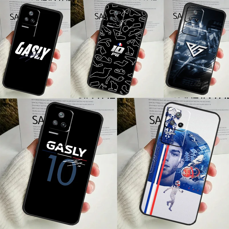 Pierre Gasly 10 F1 Case For Xiaomi 14 13 Ultra 12 Lite 11T 12T 13T Pro POCO M6 X3 X5 X6 Pro F3 F5 M5s Cover