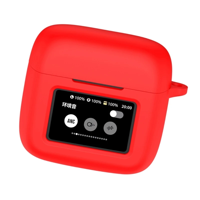 ฝาครอบหูฟัง ที่อยู่อาศัยกันรอยขีดข่วน หูฟังไร้สาย เคสซิลิโคนเปลือกนุ่ม