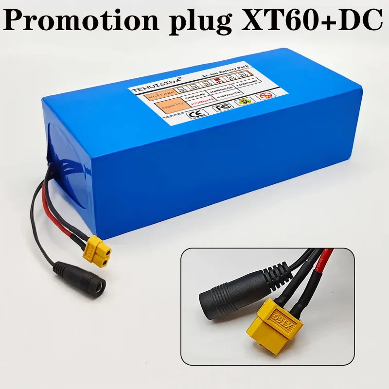 48 فولت 17.5Ah 18650 بطارية ليثيوم 13S5P حزمة المدمج في BMS ذكي للآلات الكهربائية 500-1000 واط