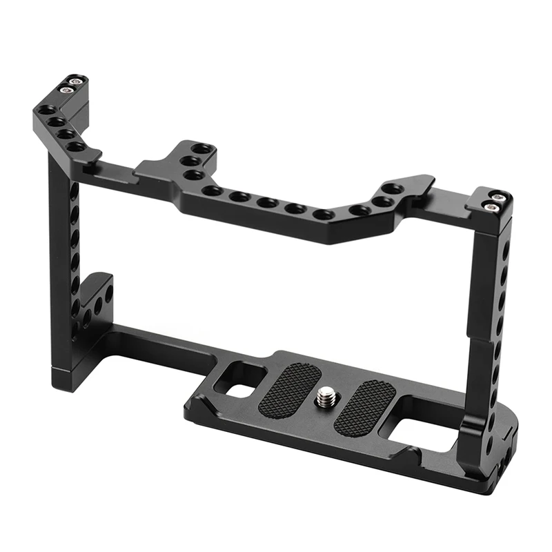 標準カメラ保護フレーム,Canon eos 90d,80d,70d用の完全なケージ,デュアルコールドシューマウント,1 ", 4" ネジ穴,耐久性