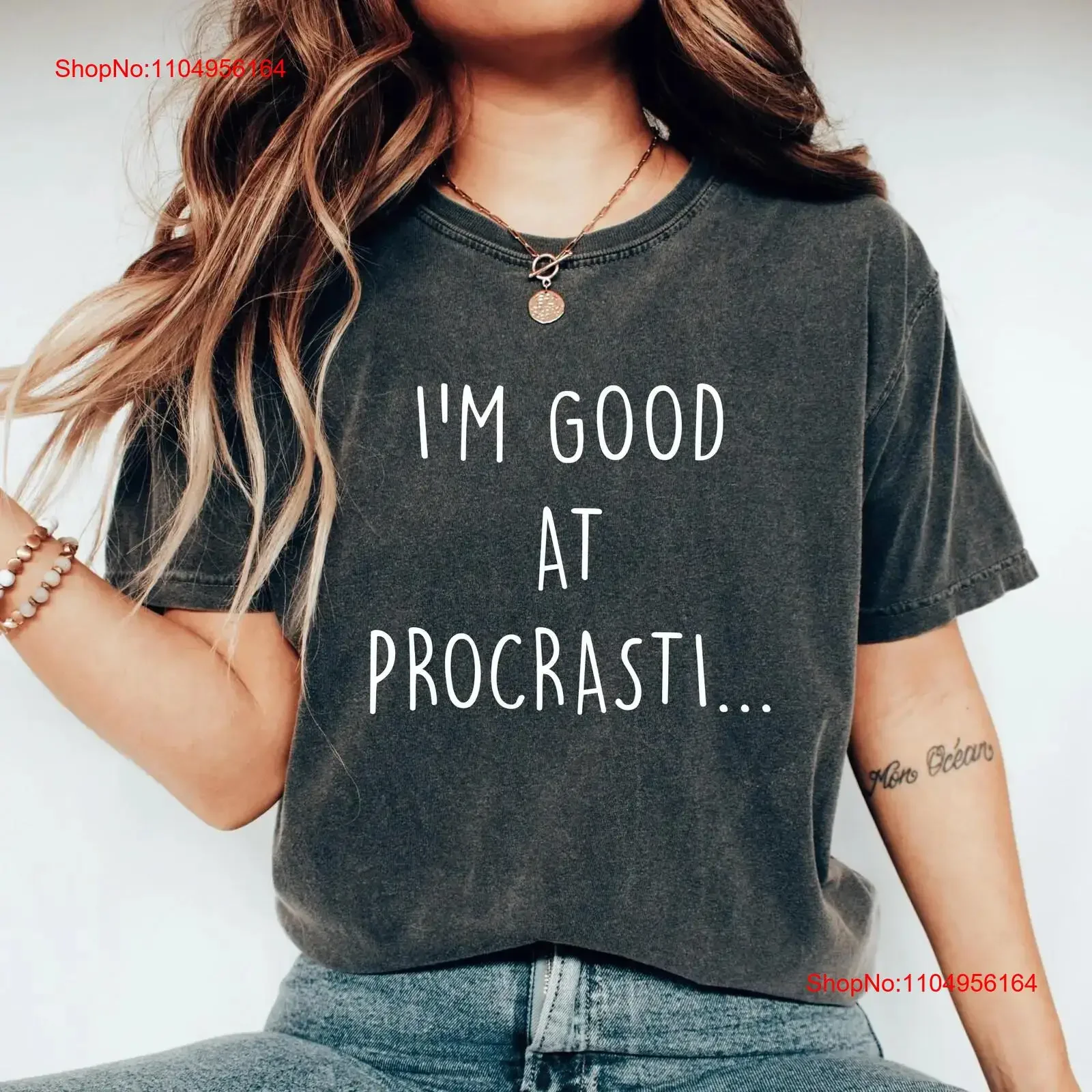 

Забавная футболка Im Good At Procrastinating для ленивого дня, прокрастинция, юмор для взрослых, саркастический подарок, игривая вечеринка, массивная винтажная одежда