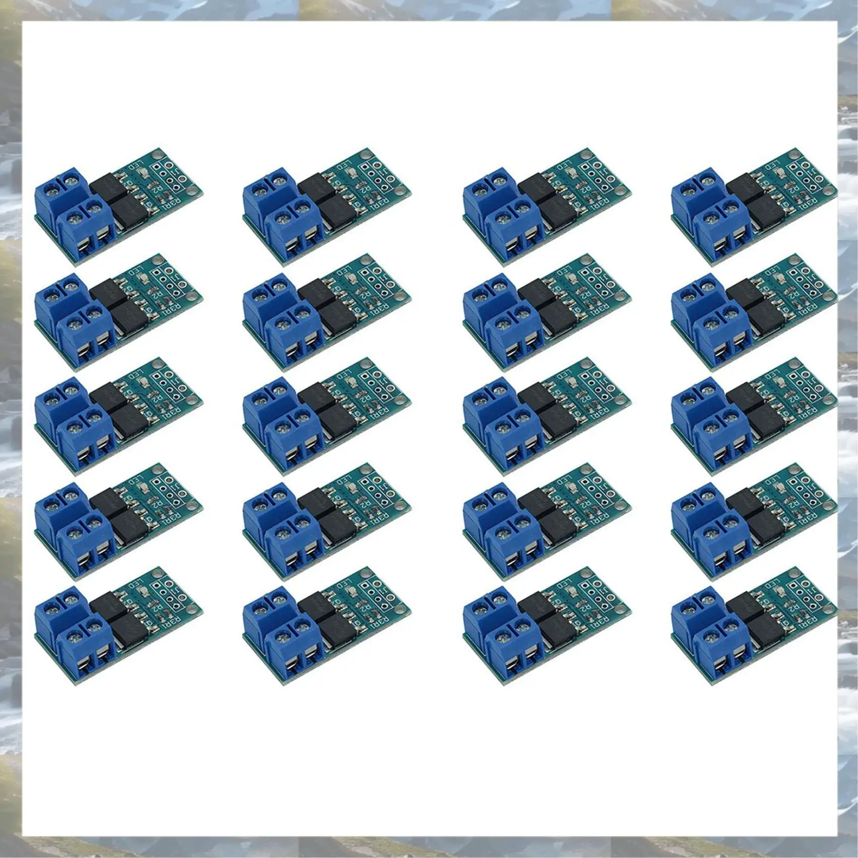 T82C Vendita Calda-20 PZ DC 5 V-36 V 15A (Max 30A) 400 W Doppio MOSFET ad alta potenza Trigger Switch Modulo di azionamento 0-20 Khz PWM Regolazione Elect