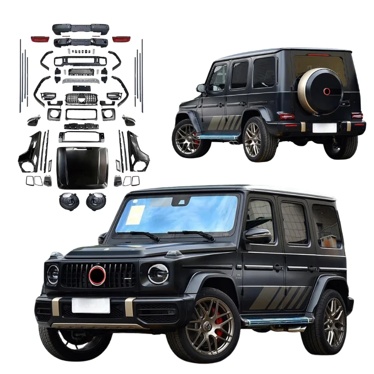 Body Kit for   G Class W463 2000-2018 Upgrade to W464 W465  G63 Bumper LED Headlight Taillight Hood Plug and Play