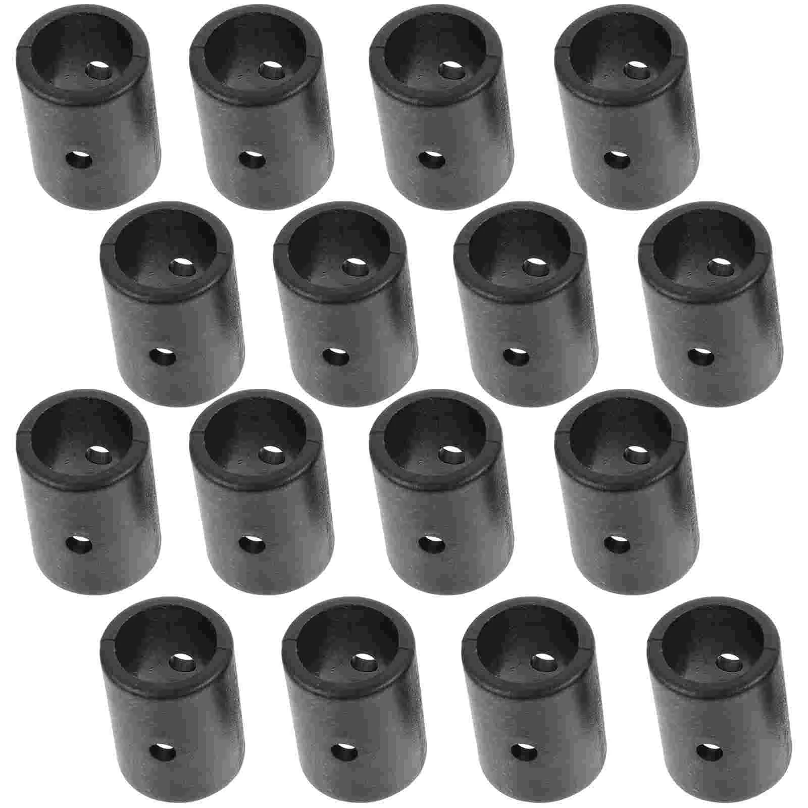 16 Pcs Table Ring Foosball Machine Rod Replacement Plug Component Pole Caps Board Bearing Pvc Accessories End Covers