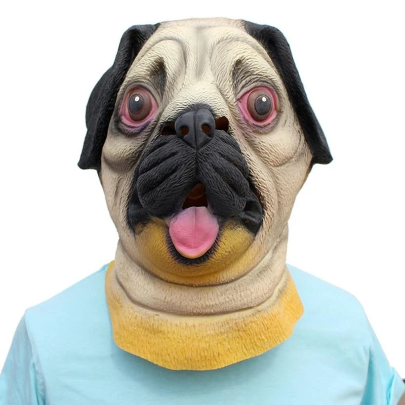 

Upgraded Animal Mask Costume Novelty Halloween Costume Party Latex Animal Head Mask Alpaca Mask Multi-styles Mask Gift top sale