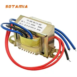 SOTAMIA 3W 12V Amplifier Power Transformer 220V To Dual AC12V Supply Power Speaker Home Audio Amp DIY