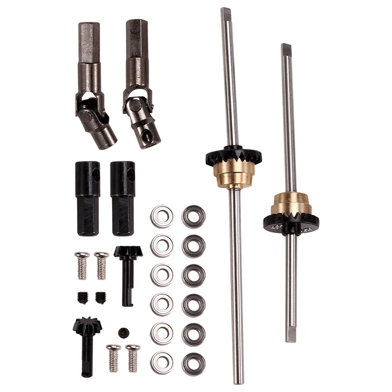 

A63T-RC Car Upgrade Differential Kit For WPL C14 C24 MN D90 4WD RC Car Upgrade Parts