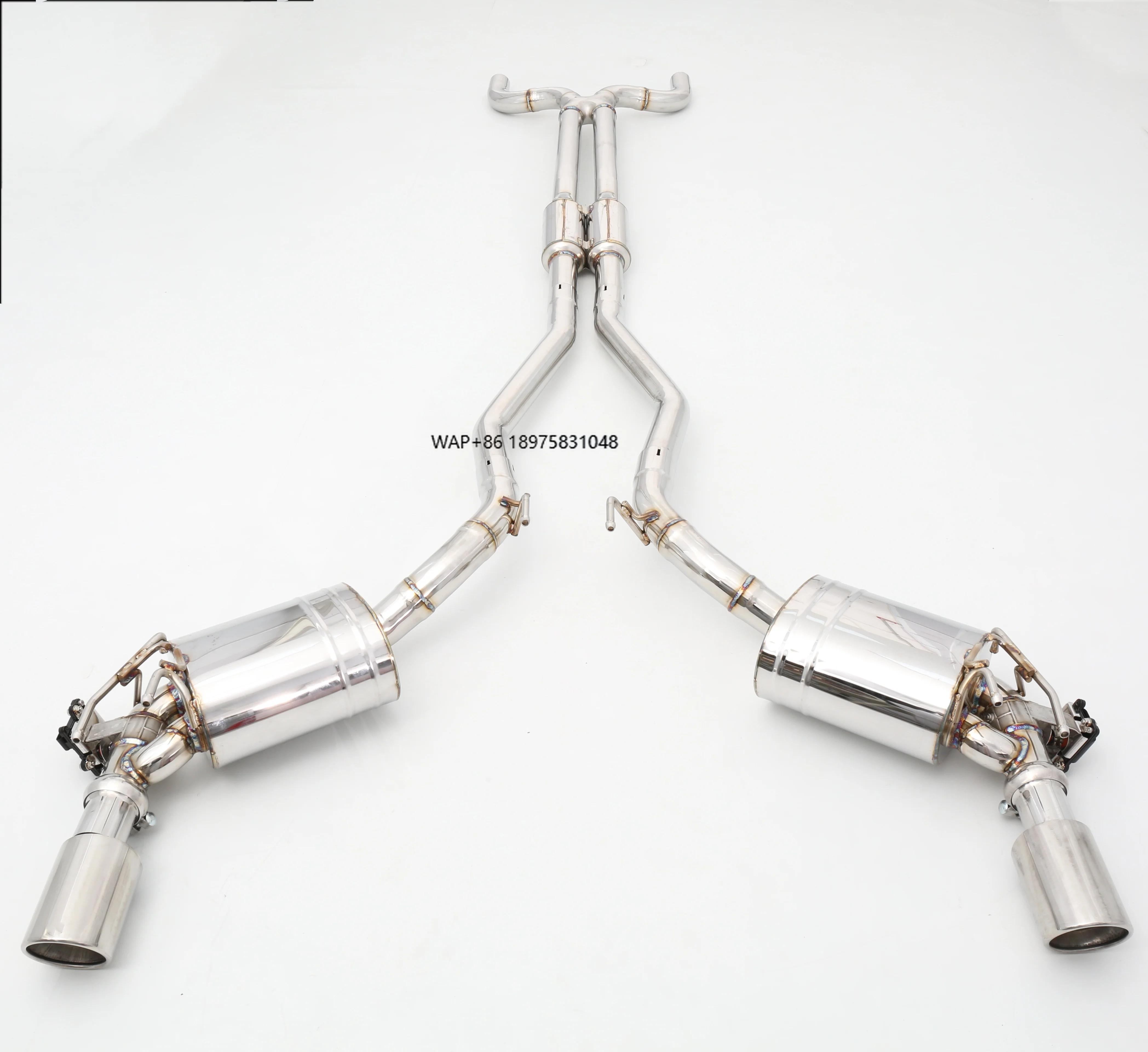 

Custom 304 Stainless Steel/Titanium Valved Exhaust System Designed Specifically for 6.2L