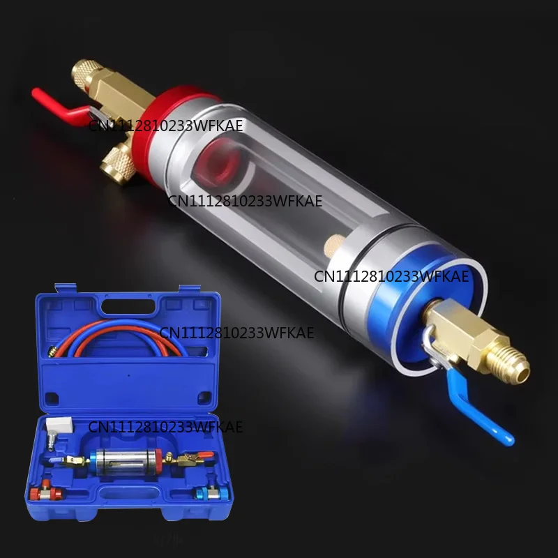 Automotive Air Conditioning Compressor Oil Filter And Refrigerant Oil Analyzer Filler Purifier for Cooling System Maintenance