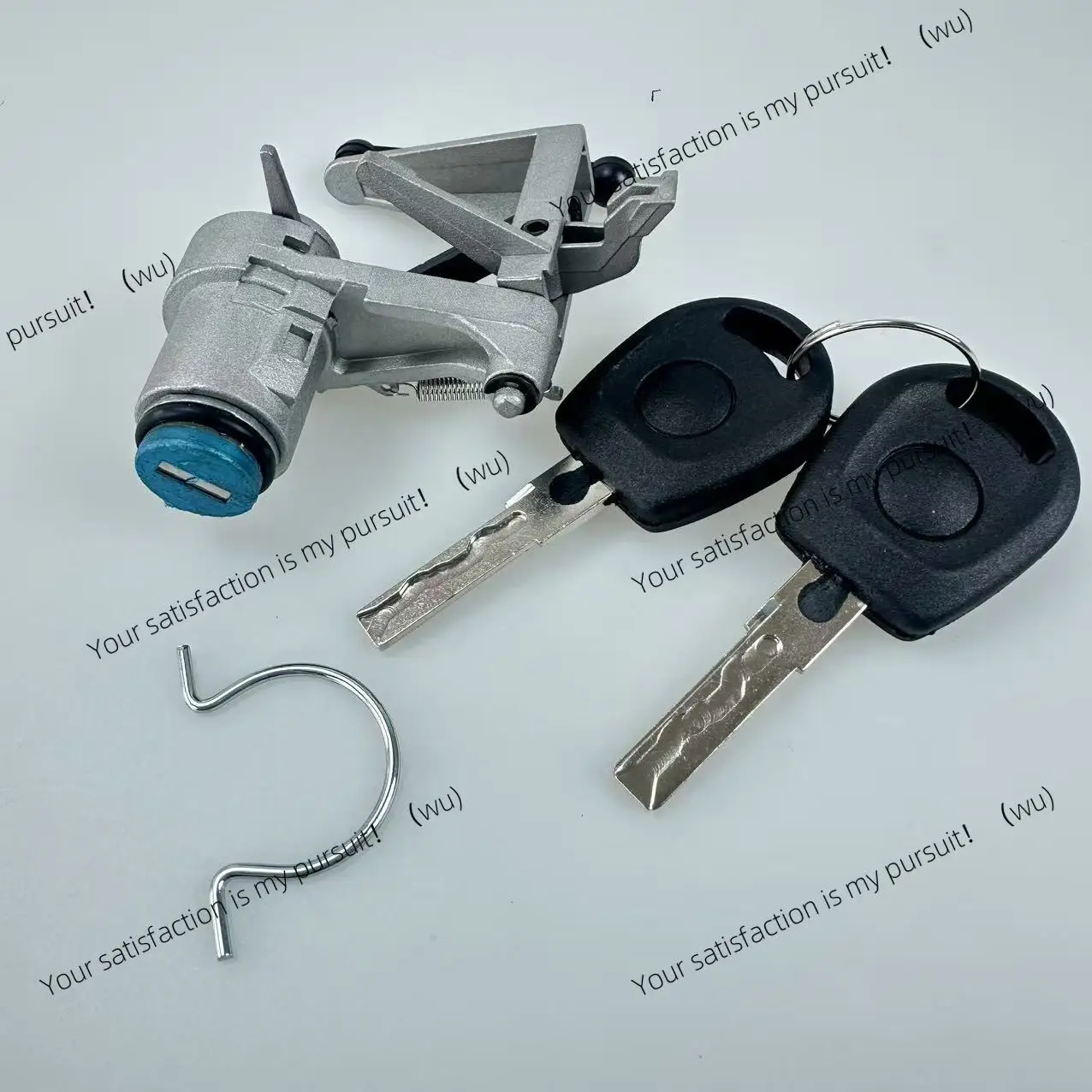 6Q6827297G 6Q6827565E Car Rear Door Lock Core with Rear Luggage Lock Key Suitable for VW POLO 2002-2010 view 2