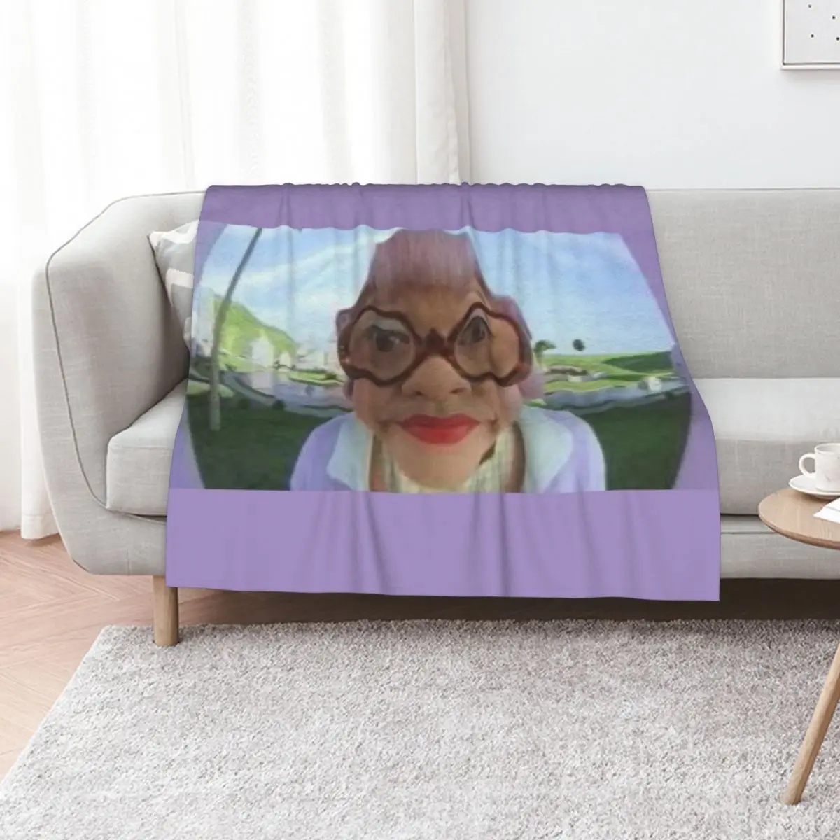 Mrs Kwan from Cat in the hat! Throw Blanket Spring Fall Cozy Throw Blanket for Couch