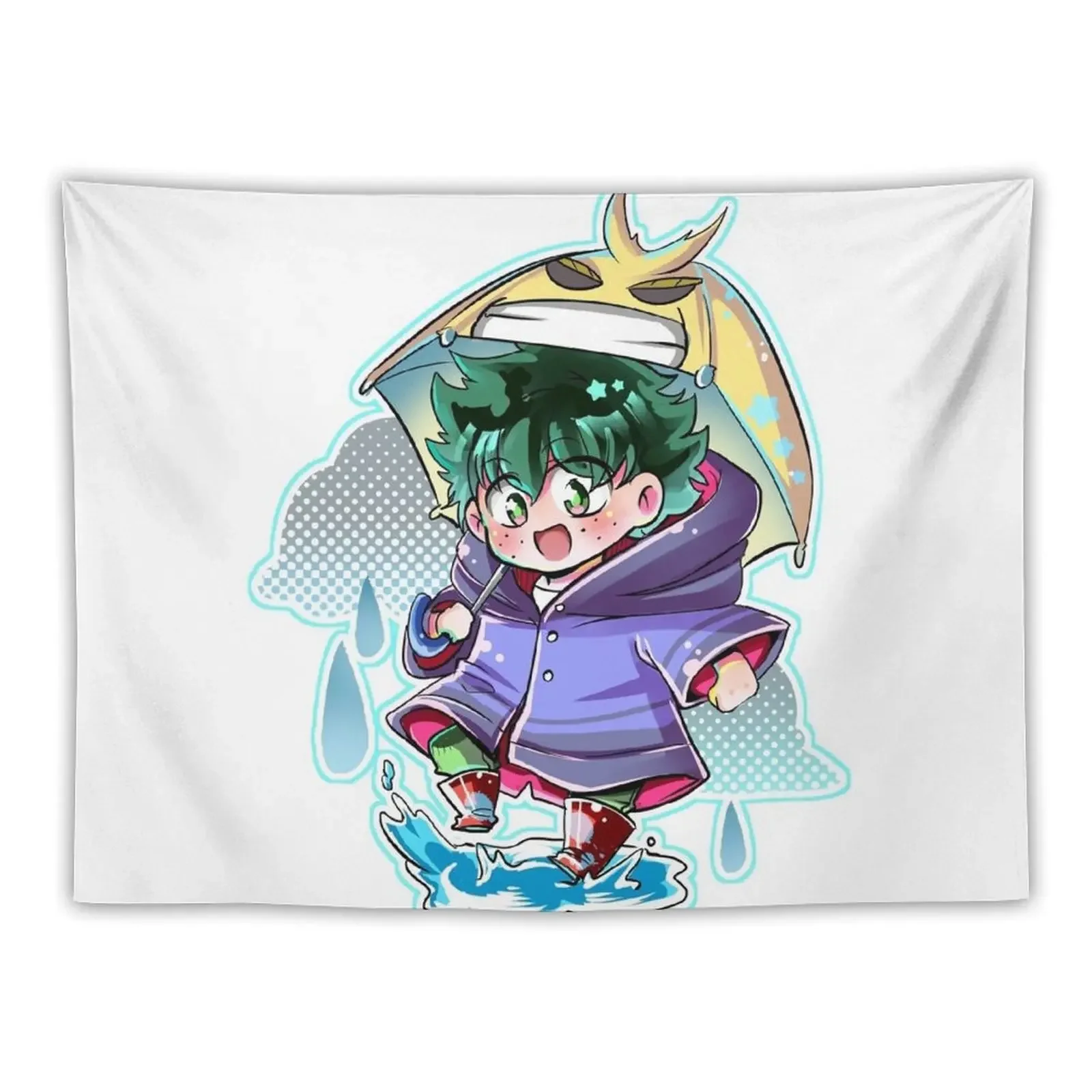 Rainy Deku Tapestry Bedroom Deco Bedroom Decoration Tapestry