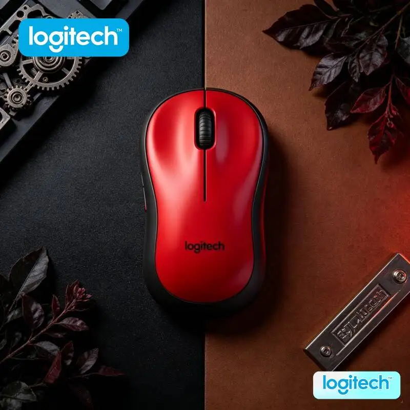 

Logitech M220 Quiet Wireless Mouse Compact Design 10m Range 3 Buttons Ambidextrous Fit Windows macOS Linux