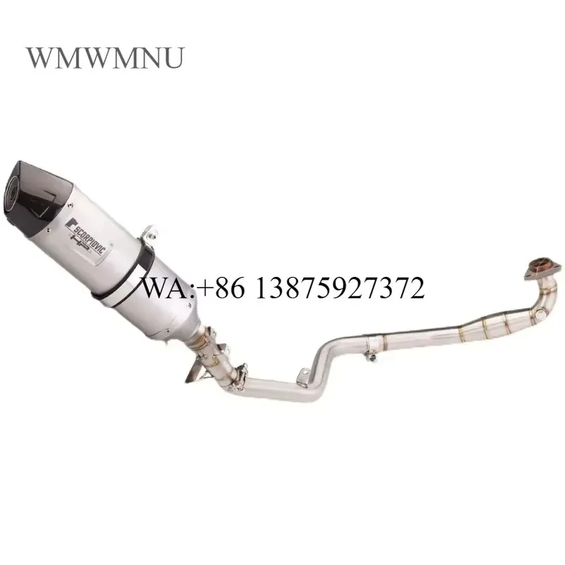 Wmwmnu Integrated End Cap Exhaust Tail Pipe System Race Spec Short for X-ADV 750 Adventure Touring Motorcycle Rear