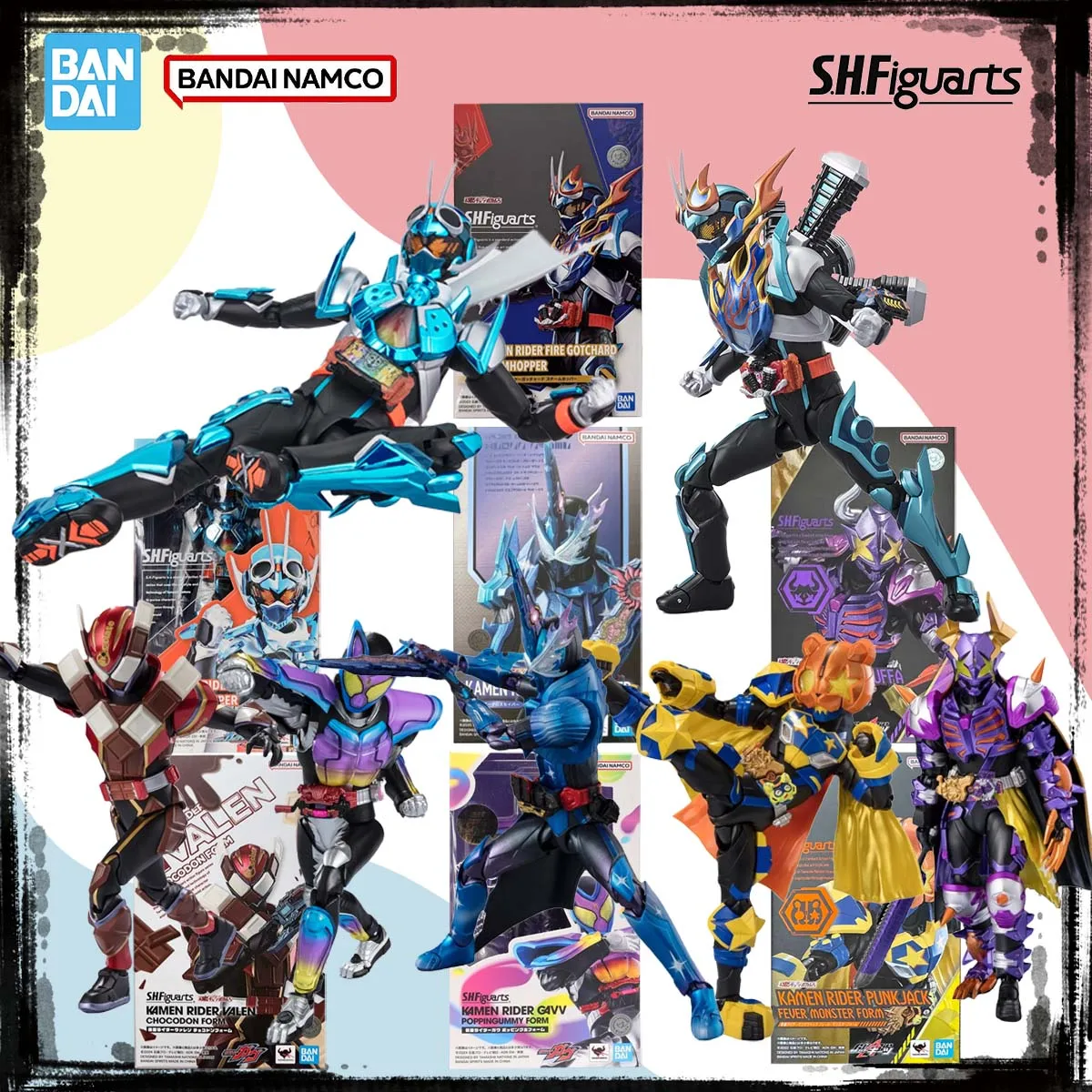 

Bandai натуральная оригинальная SHF Kamen Rider в наличии аниме-фигурка FIRE GOTCHARD G4VV POPPINGUMMY FORM STEAMHOPPER фигурки игрушки