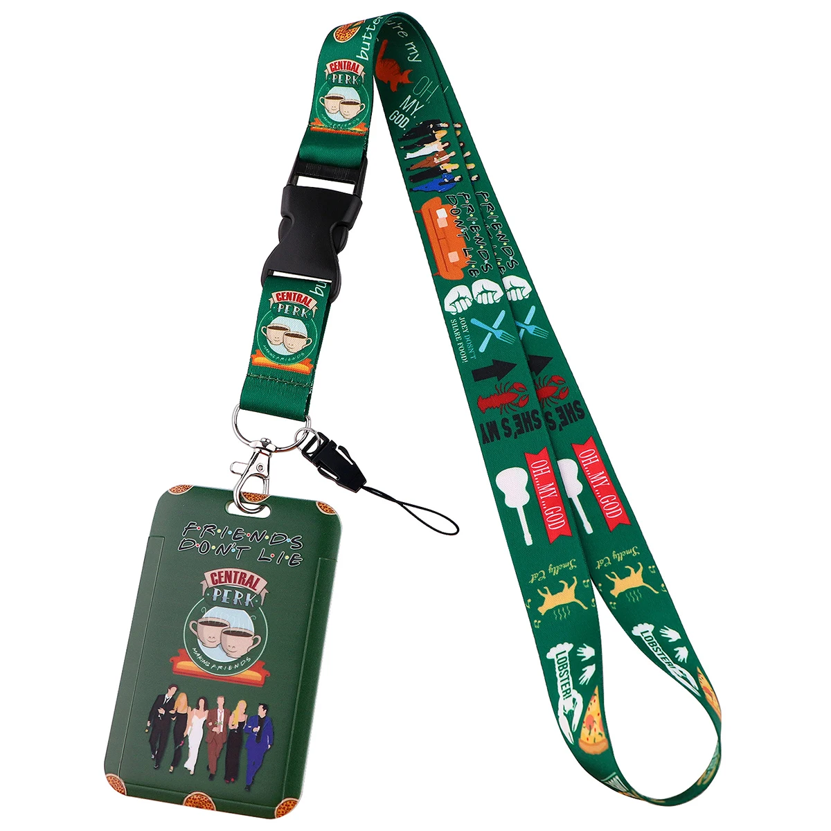 Vrienden Tv Show Halsband Lanyard Voor Sleutels Sleutelhanger Badge Houder Id Creditcard Pass Hang Touw Sleutelhanger Accessoires
