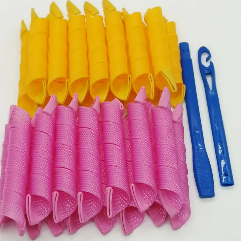 Heatless Curling Headband 12/10pcs No Heat Hair Curls Ribbon Hair Rollers Sleeping Soft Headband Hair Curlers Hair Styling Tools