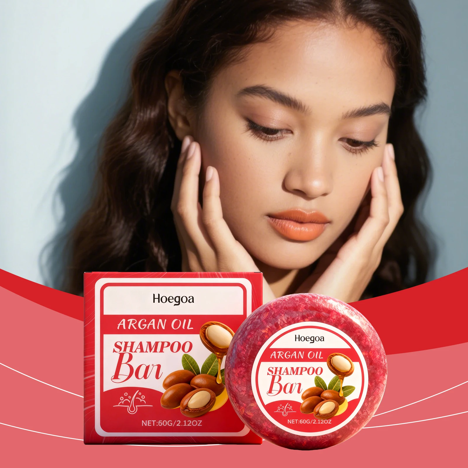 المغرب زيت الأركان الشامبو بار تنعيم مغذي إصلاح جاف التالف التجعد الشعر فروة الرأس التطهير القشرة مكافحة فقدان العناية بالشعر #3