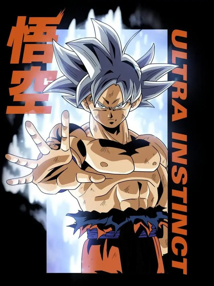 Dragon Ball Super Ultra Instinct Goku Men's T-Shirt S-6XL