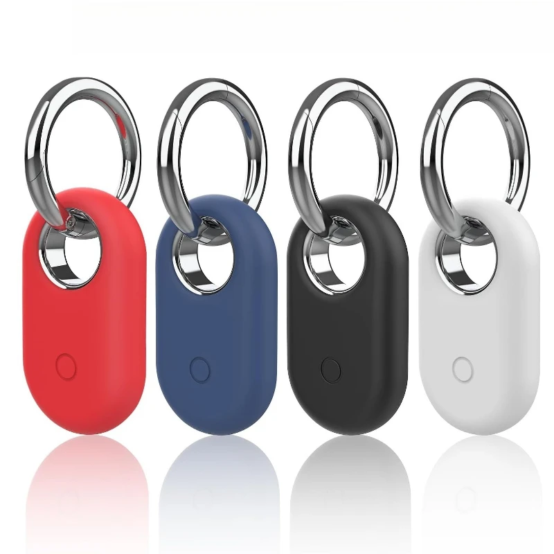 Compatible for Samsung SmartTag 2 Protective Case,Full Protective Soft Silicone Case for  Key Ring,for Keys,Luggage,Pets