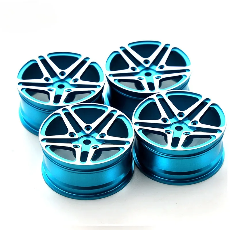 

4 pcs 1 Set Aluminum Alloy Metal Whee Rim Fit HPI HSP RC model 1:10 On-Road Racing Car for HSP94122