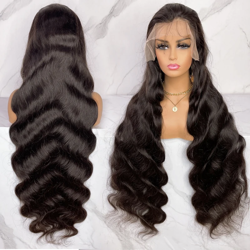 Wig Rambut Tubuh Gelombang Renda Depan 360 Wig Renda Depan Hd Renda 13X6 Wig Brasil untuk Wanita Pencabutan 13X4 Wig Rambut Manusia Renda Depan