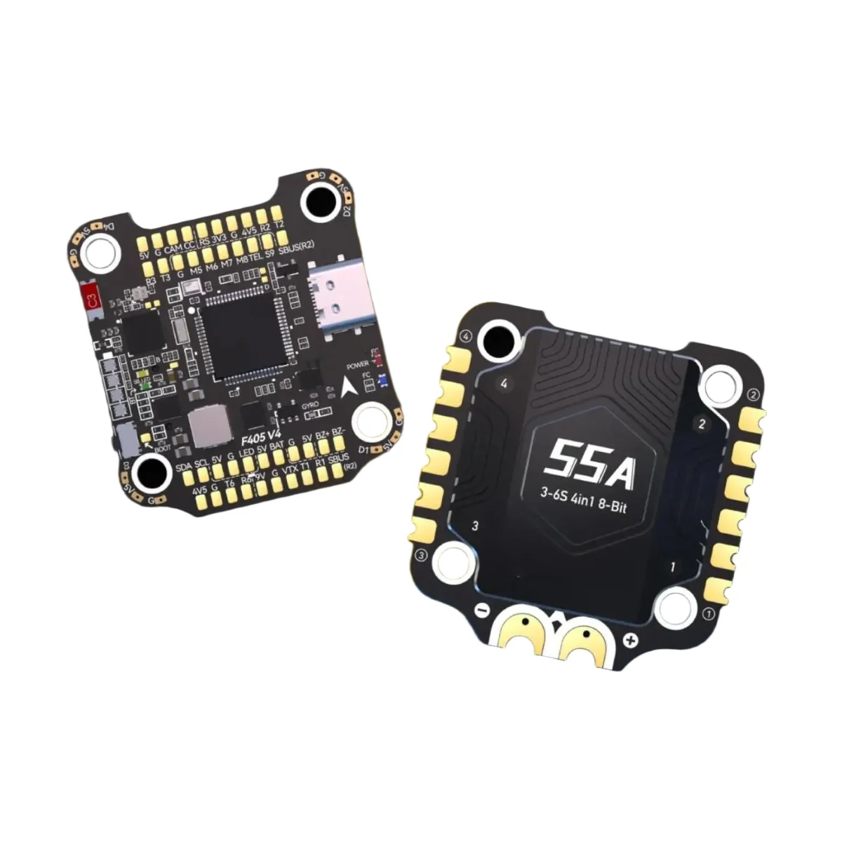 F405 V4 스택 BLS 55A/60A 4-in-1 ESC&FC 30x30 iNAV 베타플라이트 블루투스 3-6S 지원 5-10인치 프레임 FPV 드론 부품