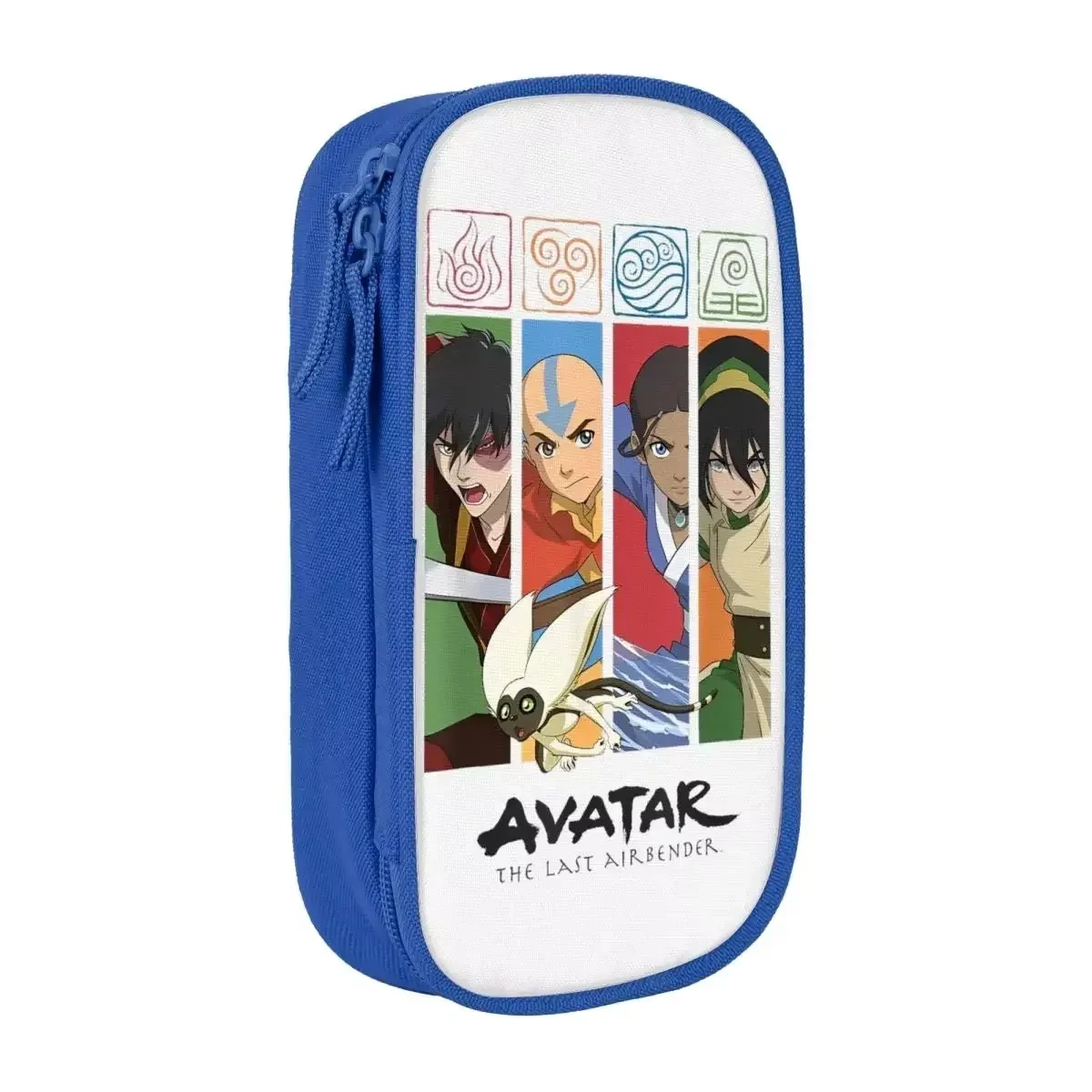 

The Last Airbender Four Elements Pencil Case Anime Pen Bag Student Big Capacity Students School Cosmetic Pencilcases